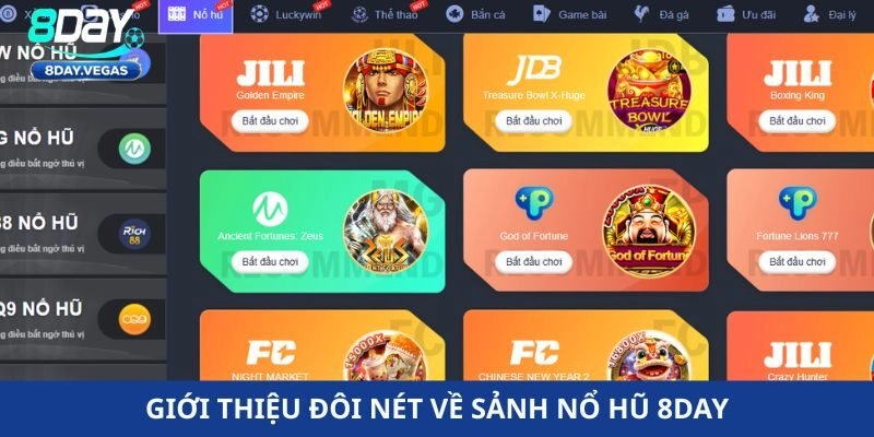 Nổ Hũ 8Day Nổ Hũ 8Day