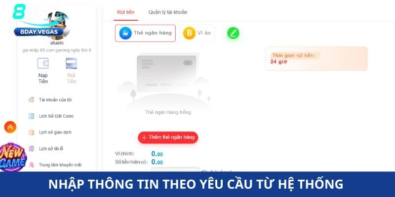 Rút tiền 8Day Rút tiền 8Day